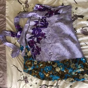 Earthbound Silk Wrap Skirt